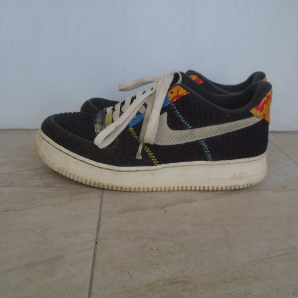 Nike Air Force 1 '07 LV8 Mens Sneakers Size 11 Black/White-Sail DZ4855 001
